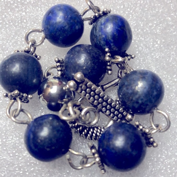 Lapis Lazuli toggle bracelet - Picture 4 of 4